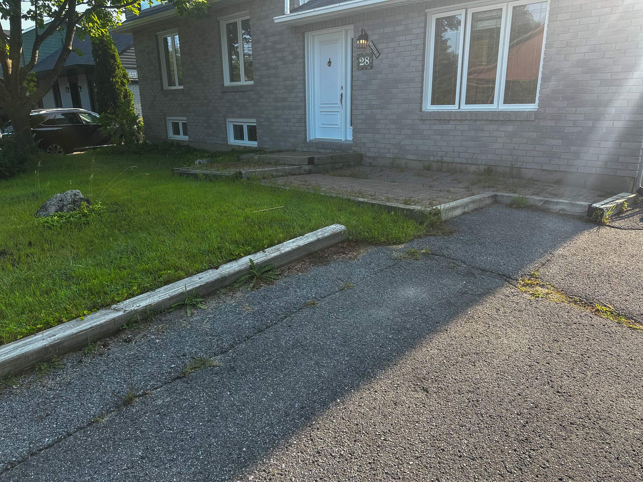 Avant — Aménagement paysager