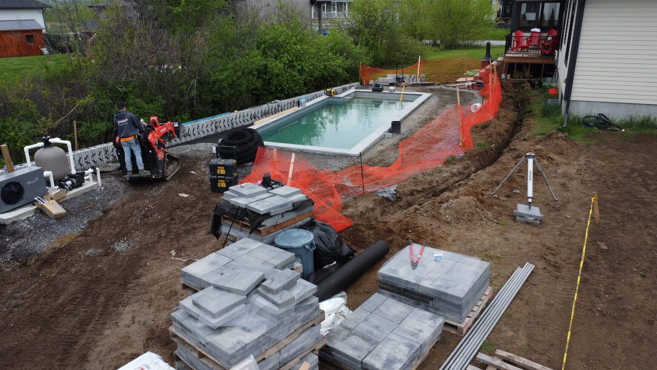 Chantier Paysagement Pierre Perrier