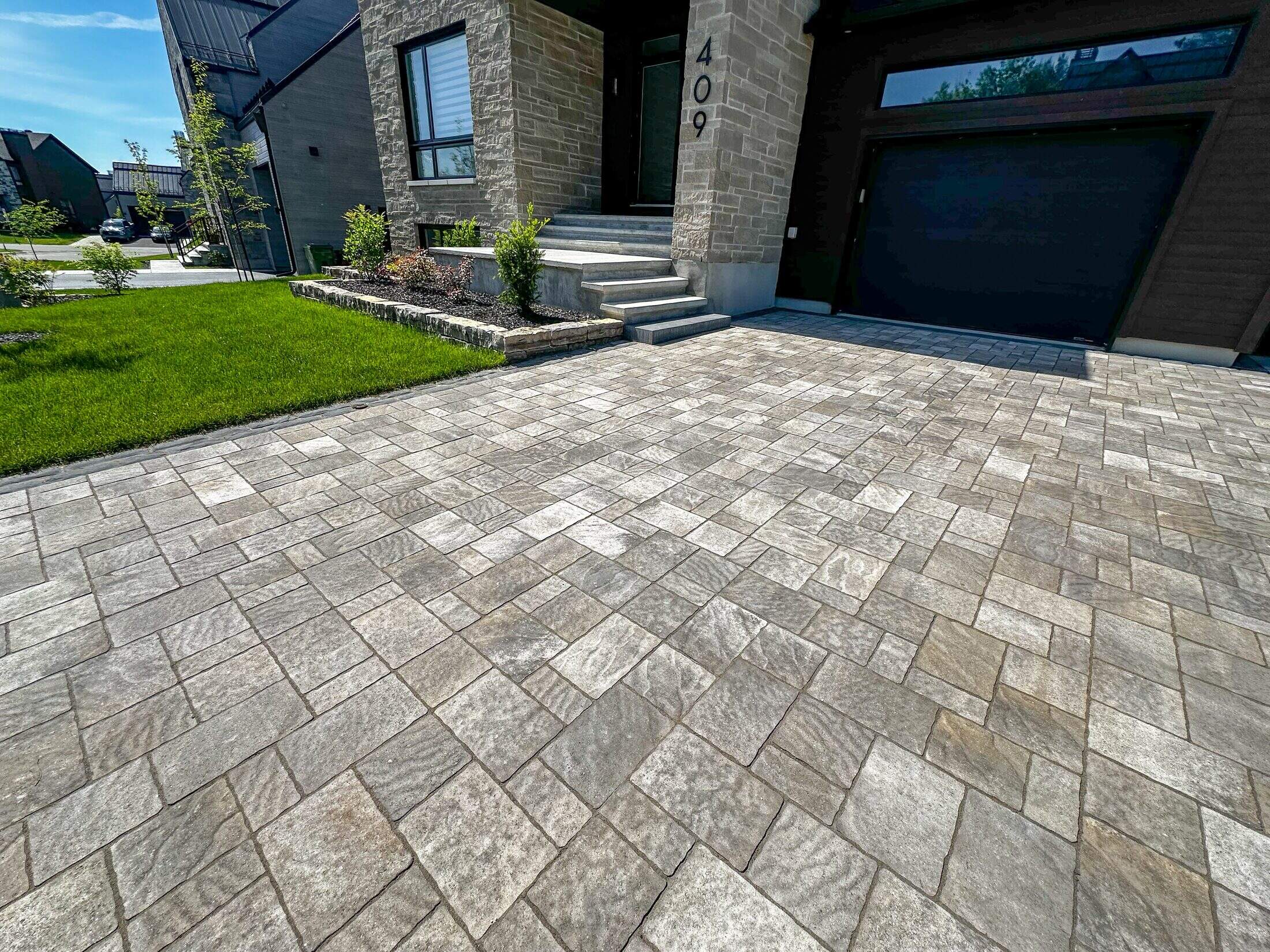 Entrée garage double